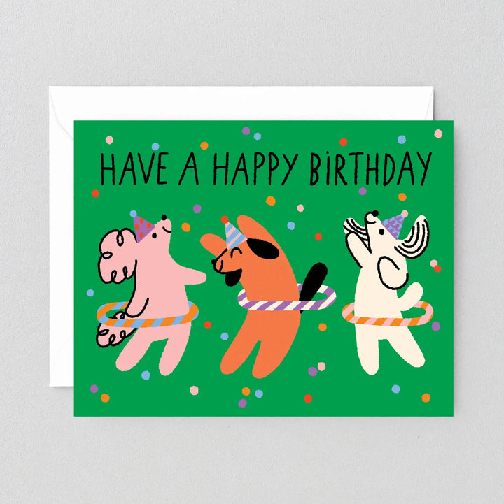 GREETING CARD - Wrap Magazine, Birthday Dog