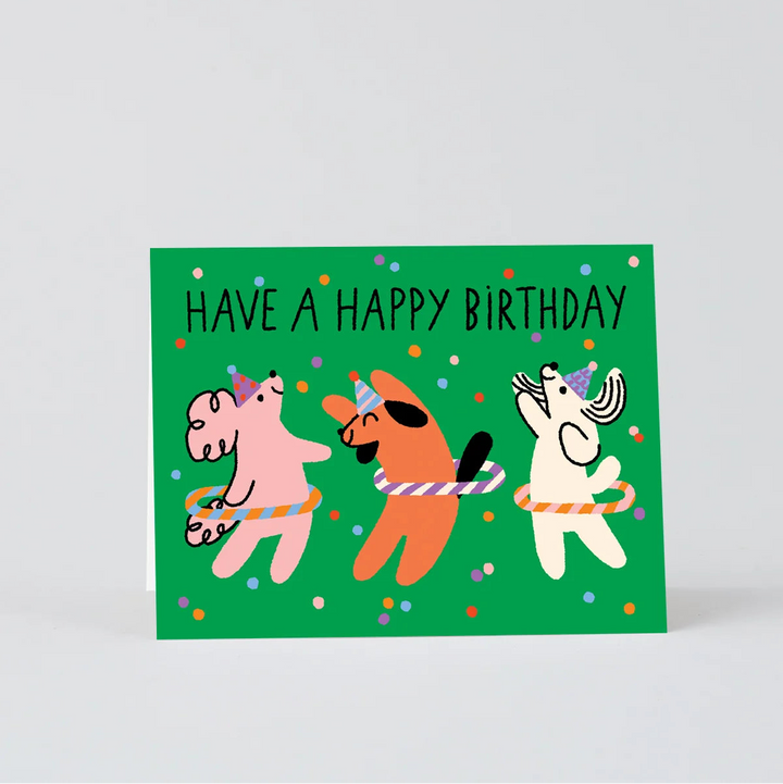 GREETING CARD - Wrap Magazine, Birthday Dog