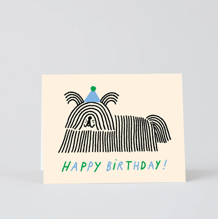 GREETING CARD - Wrap Magazine, Birthday Dog