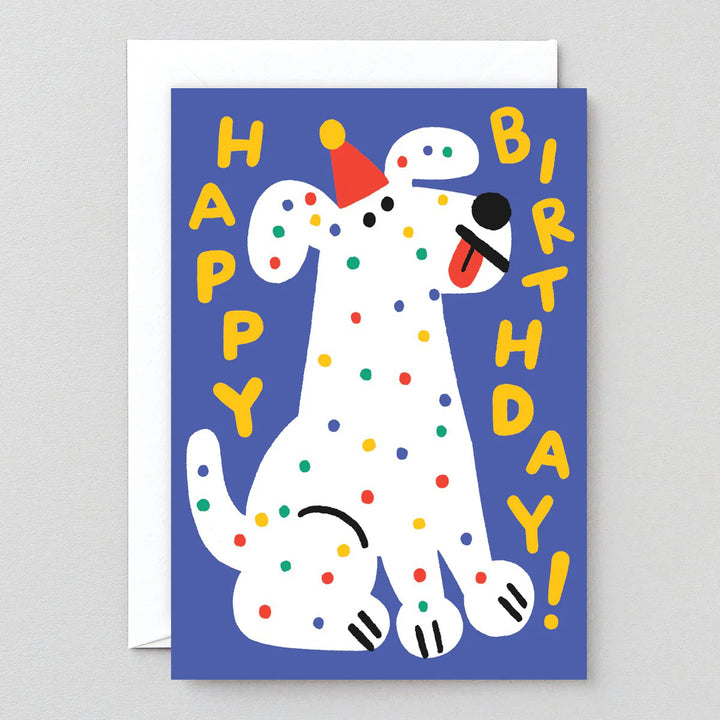 TARJETA FELICITACIÓN - Wrap Magazine, Happy Birthday Spotty Dog