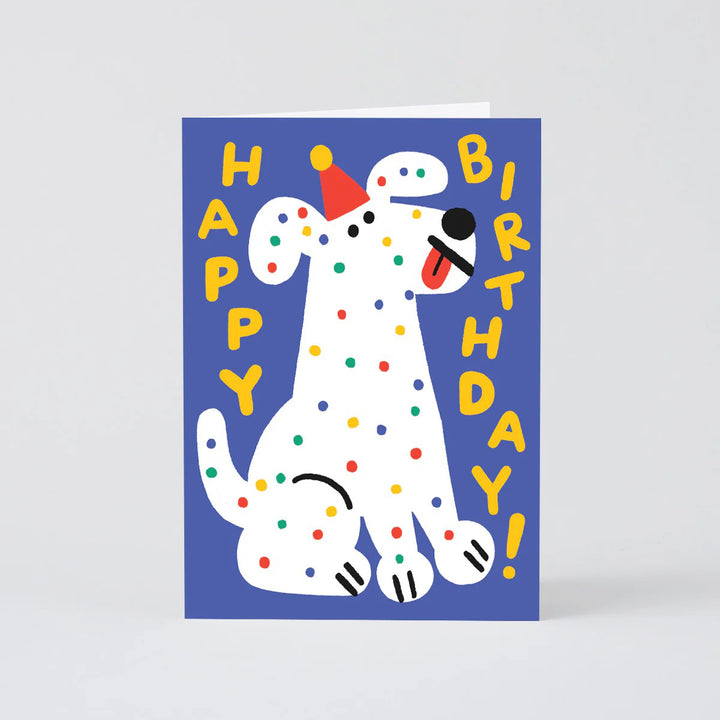 TARJETA FELICITACIÓN - Wrap Magazine, Happy Birthday Spotty Dog