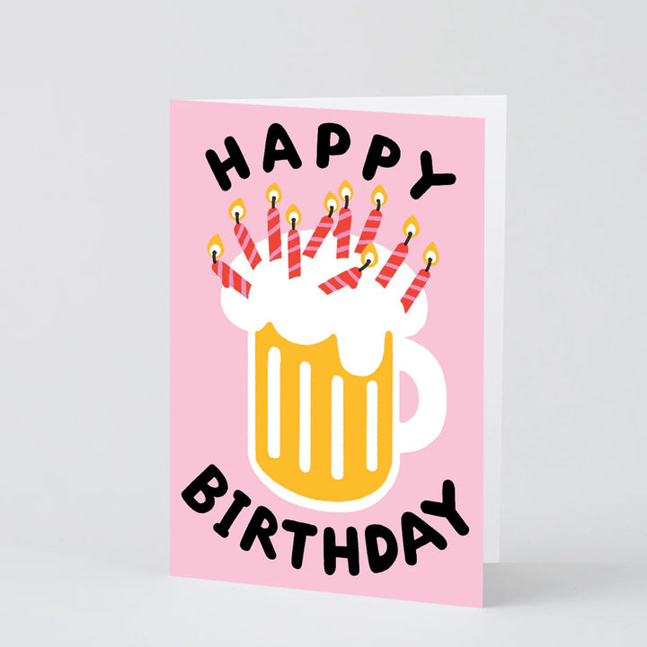 TARJETA FELICITACIÓN - Wrap Magazine, Happy Birthday Beer