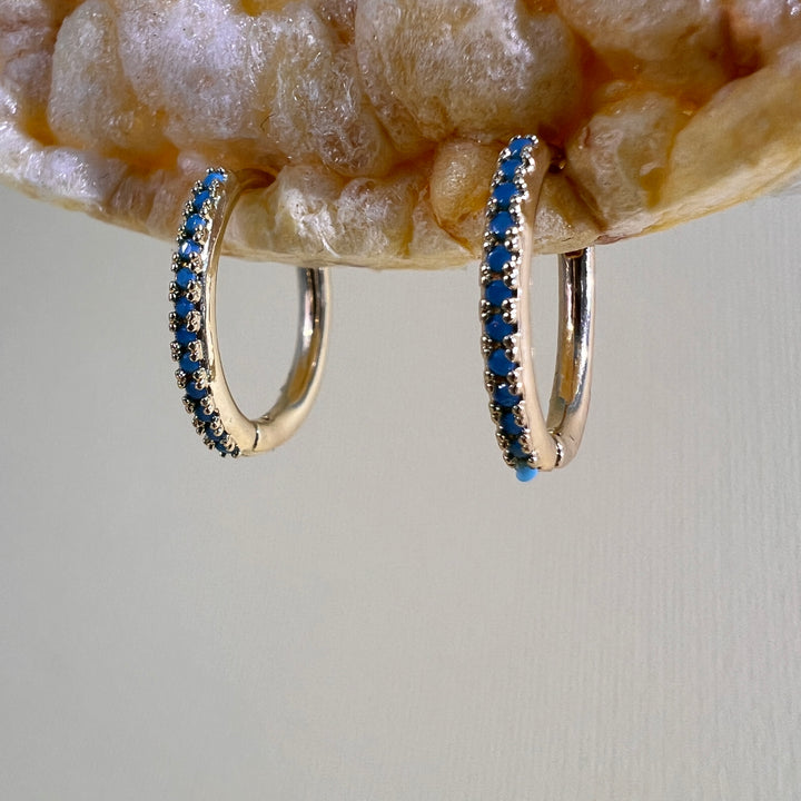 PENDIENTES - Terami, Cris oro, celeste