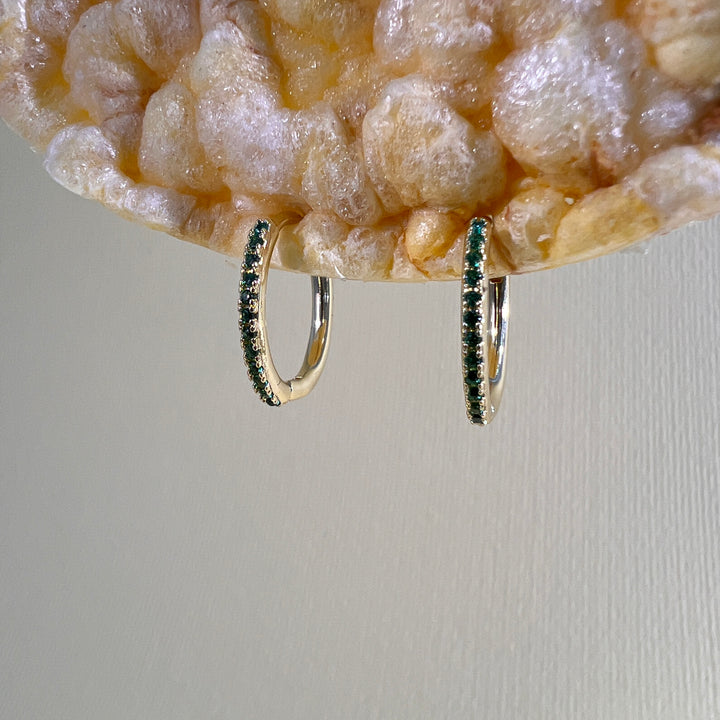 PENDIENTES - Terami, Cris oro, verde