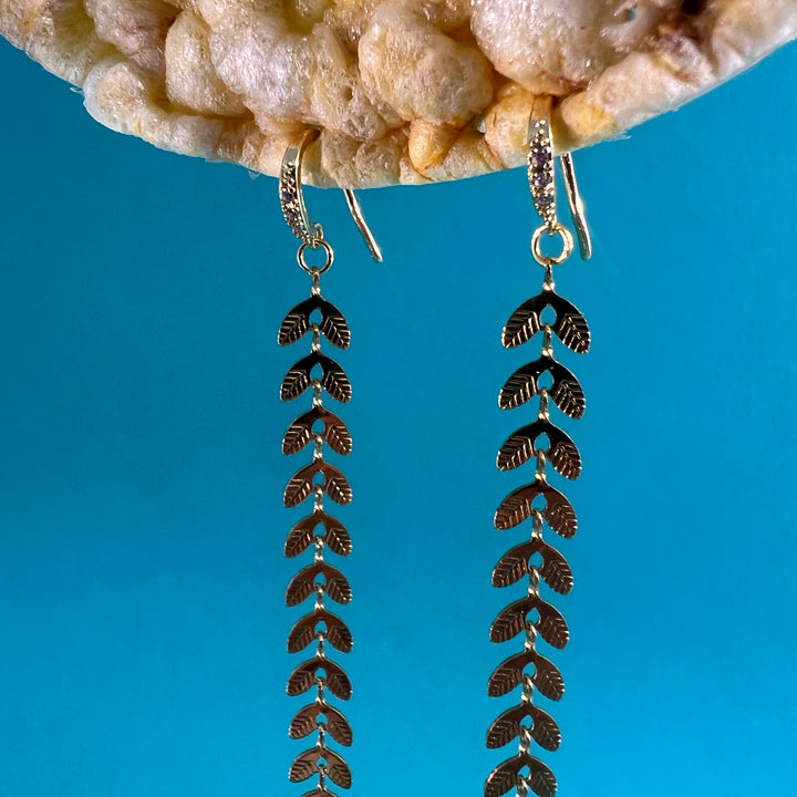 PENDIENTES - Terami, Leaf White