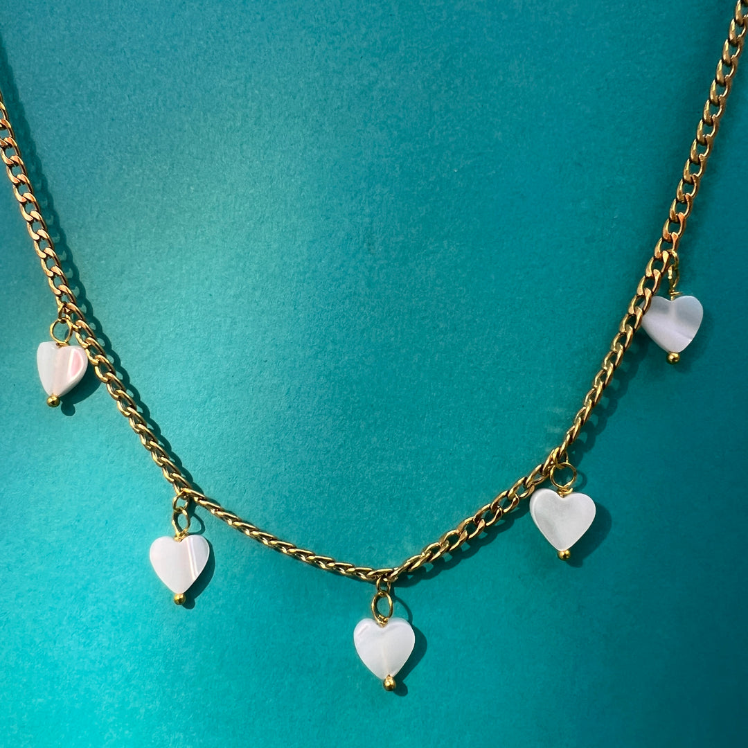 COLLANA - Terami, Ghirlanda cuori oro