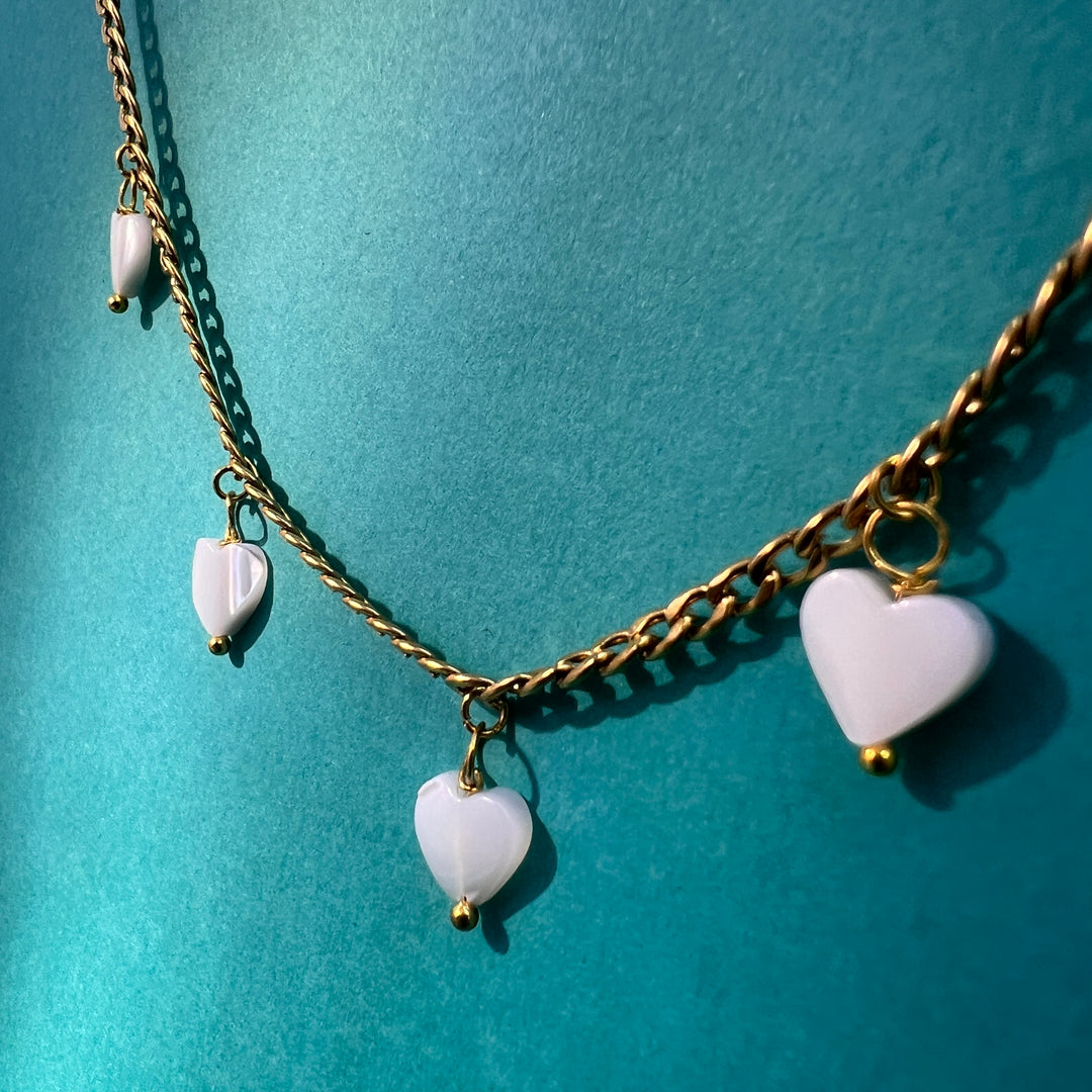 COLLANA - Terami, Ghirlanda cuori oro