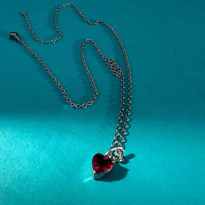 COLLAR - Terami, Ocean Heart Red
