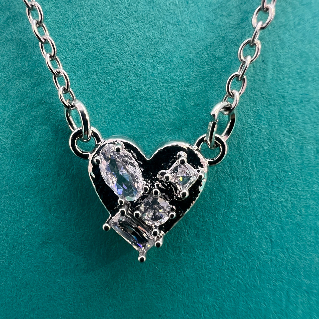 COLLAR - Terami, Corazón Zirconia Pequeño