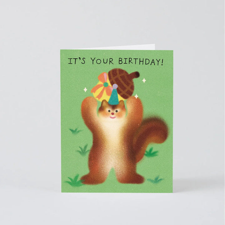 GREETING CARD - Wrap Magazine, Birthday Dog