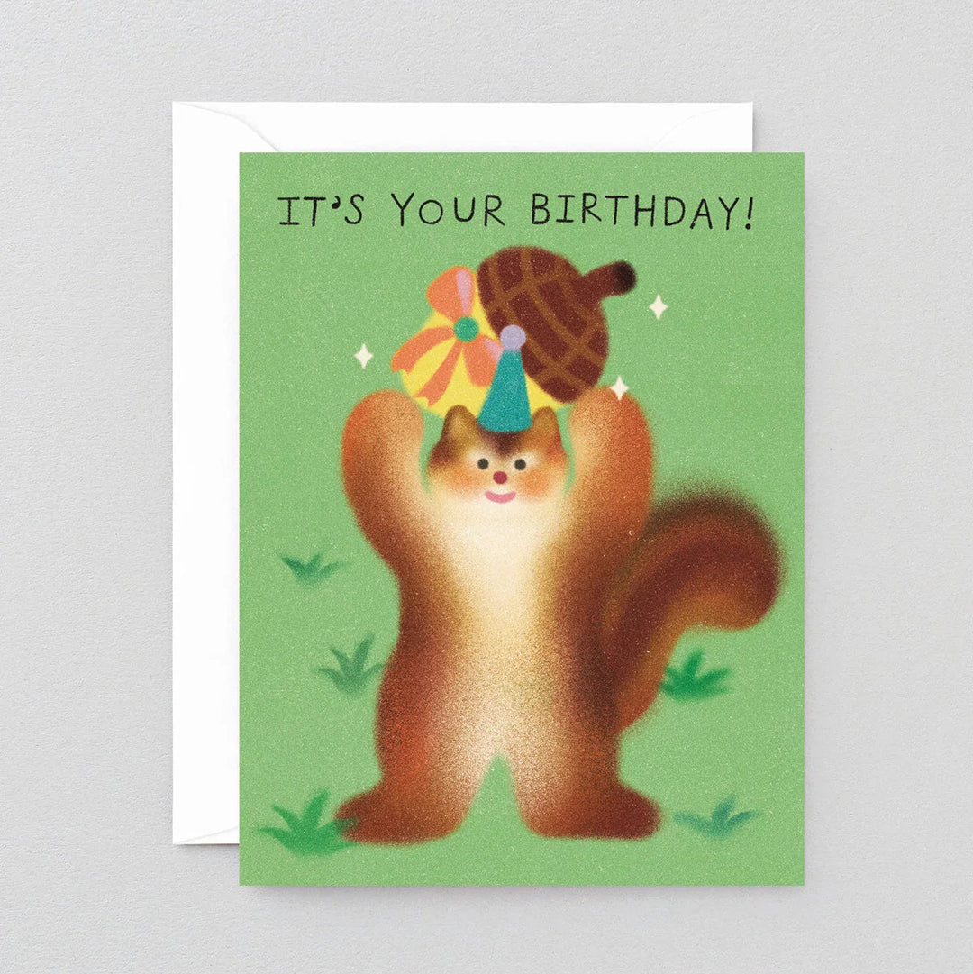 GREETING CARD - Wrap Magazine, Birthday Dog