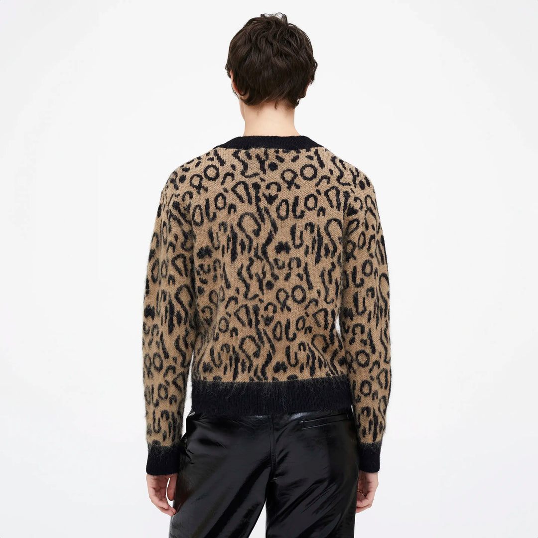 JERSEY - Wild Pony, Animal print color marrón.