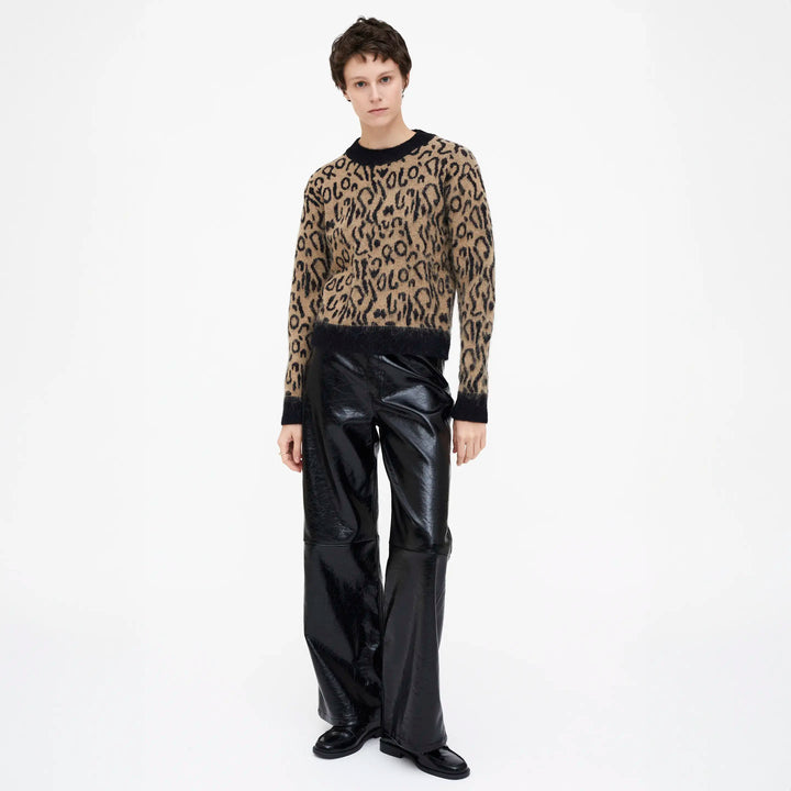 JERSEY - Wild Pony, Animal print color marrón.