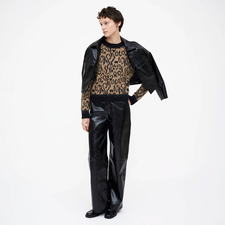JERSEY - Wild Pony, Animal print color marrón.