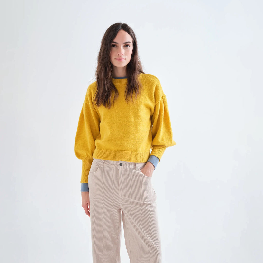 MAGLIONE - Compañía Fantástica, Maglia morbida a righe bianche e verdi
