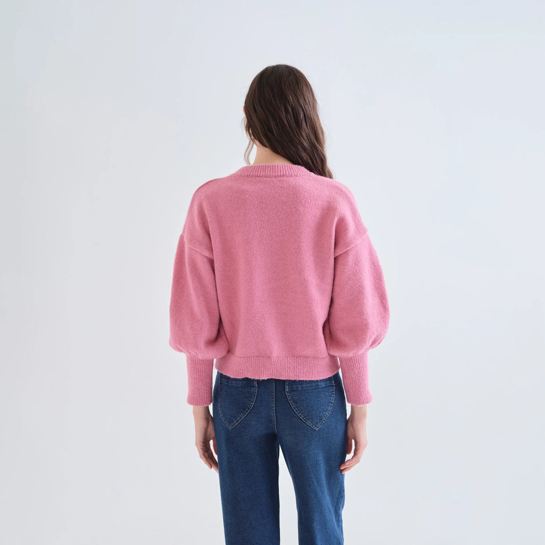 MAGLIONE - Compañía Fantástica, Maglia morbida a righe bianche e verdi