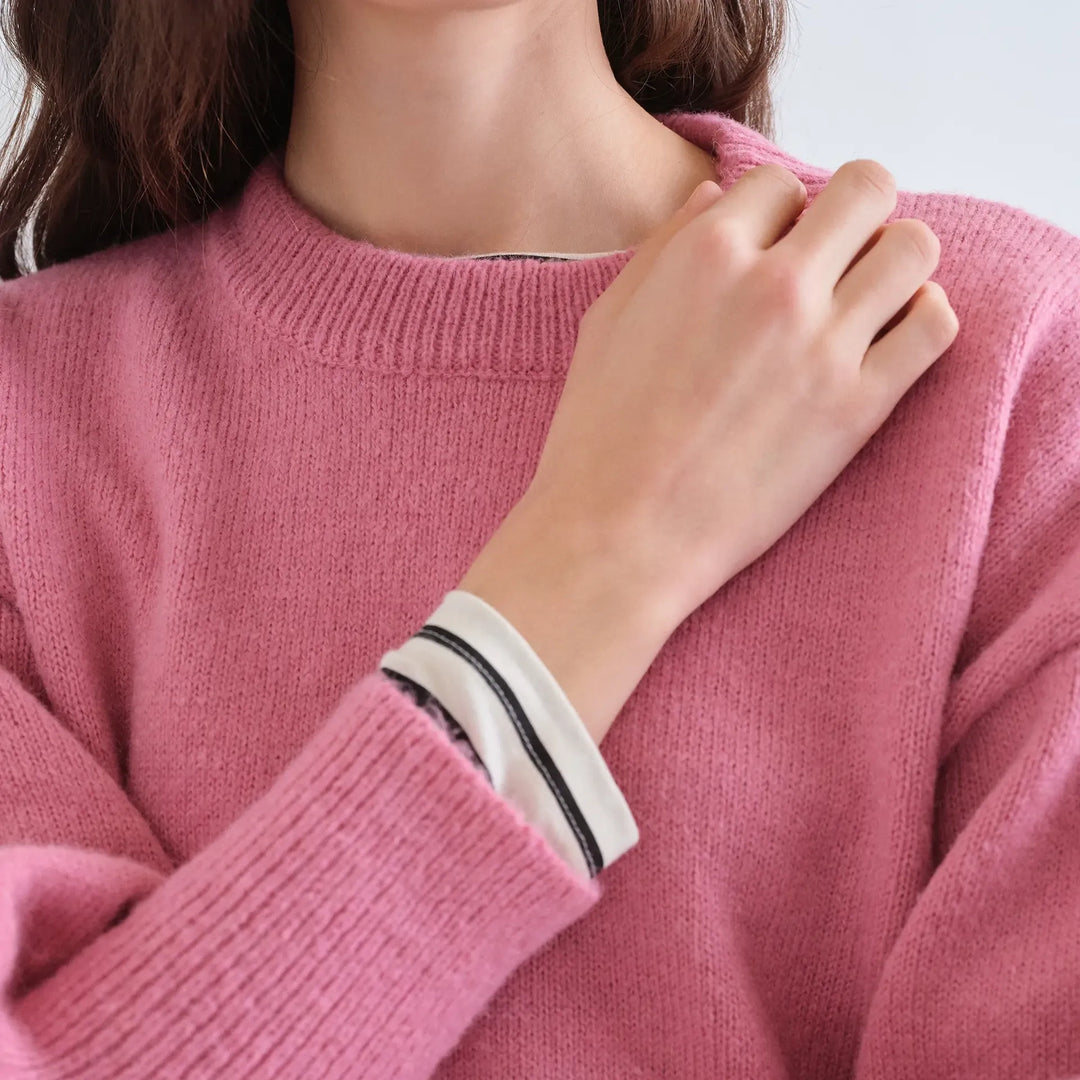 MAGLIONE - Compañía Fantástica, Maglia morbida a righe bianche e verdi