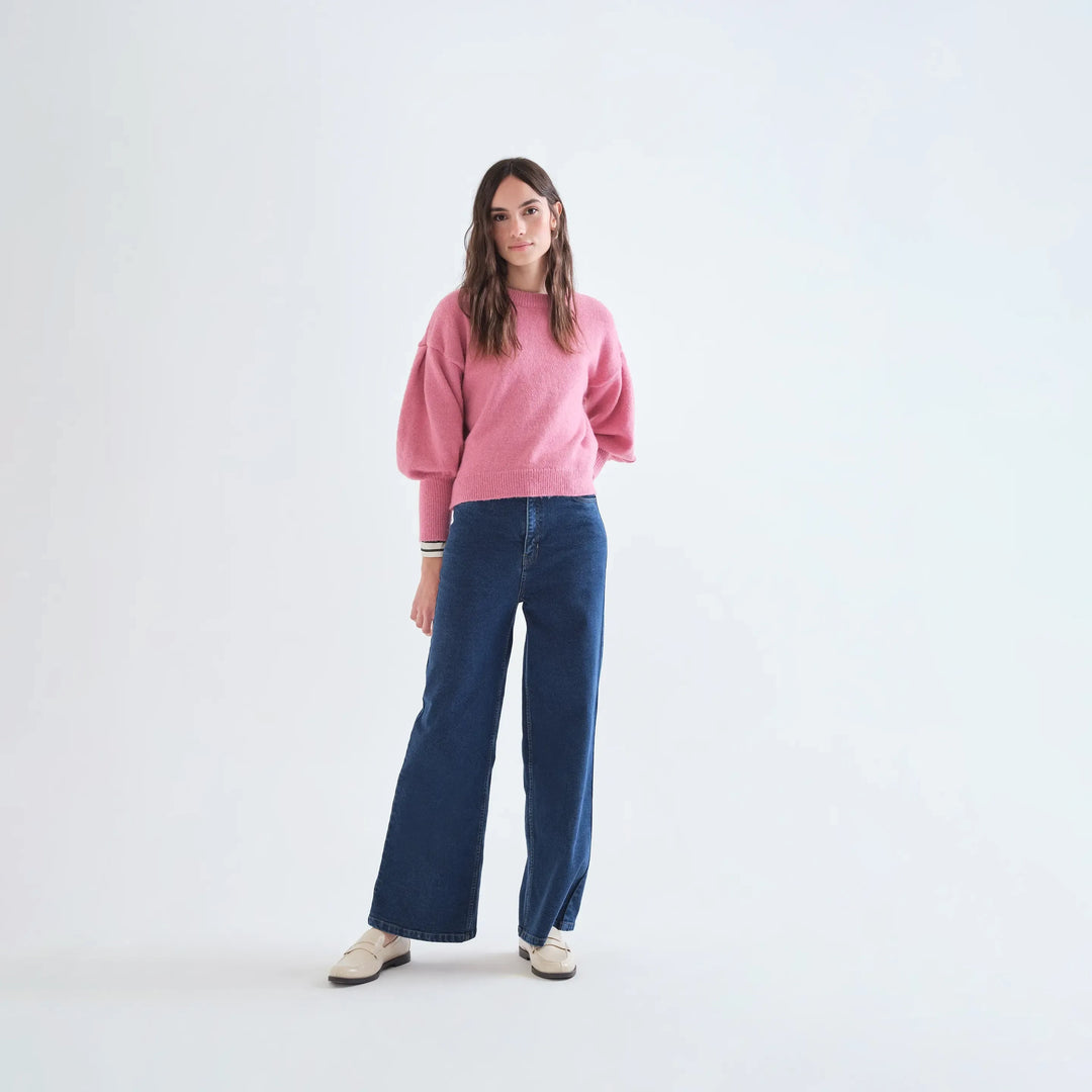 MAGLIONE - Compañía Fantástica, Maglia morbida a righe bianche e verdi