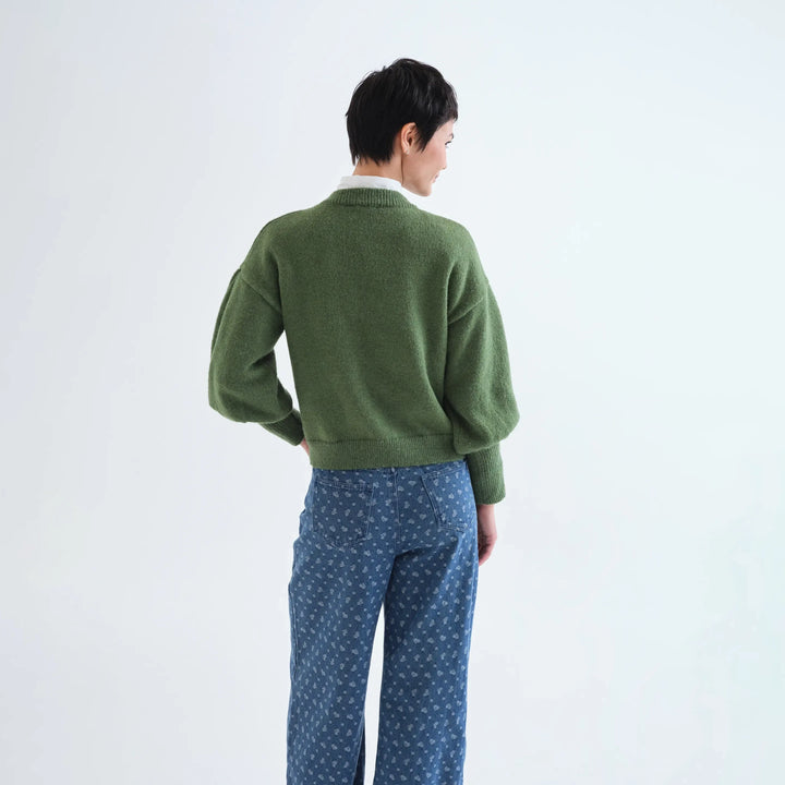 MAGLIONE - Compañía Fantástica, Maglia morbida a righe bianche e verdi