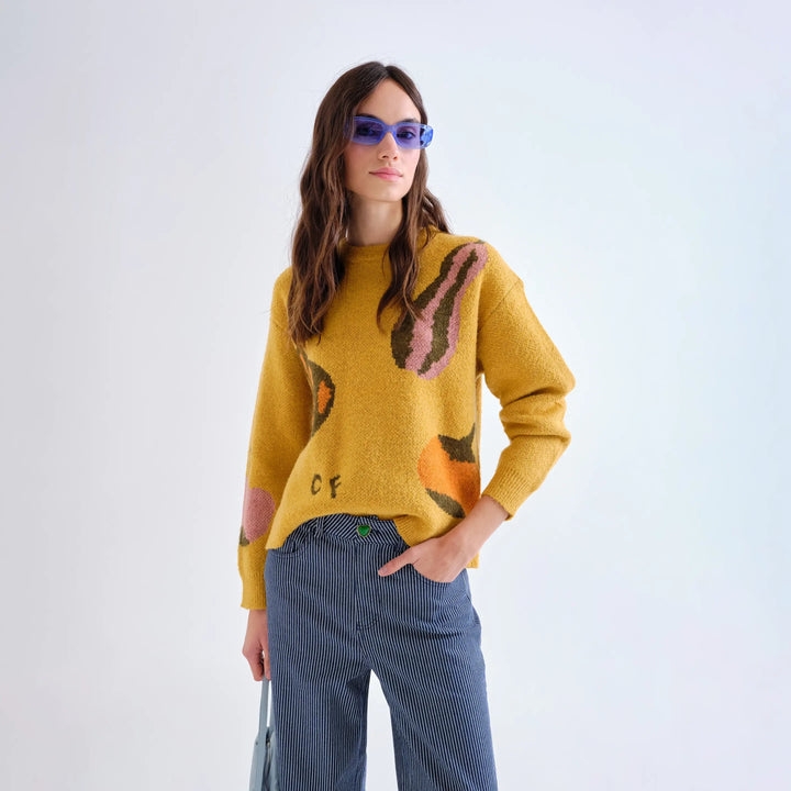 JERSEY - Compañía Fantástica, Con estampado Huerto