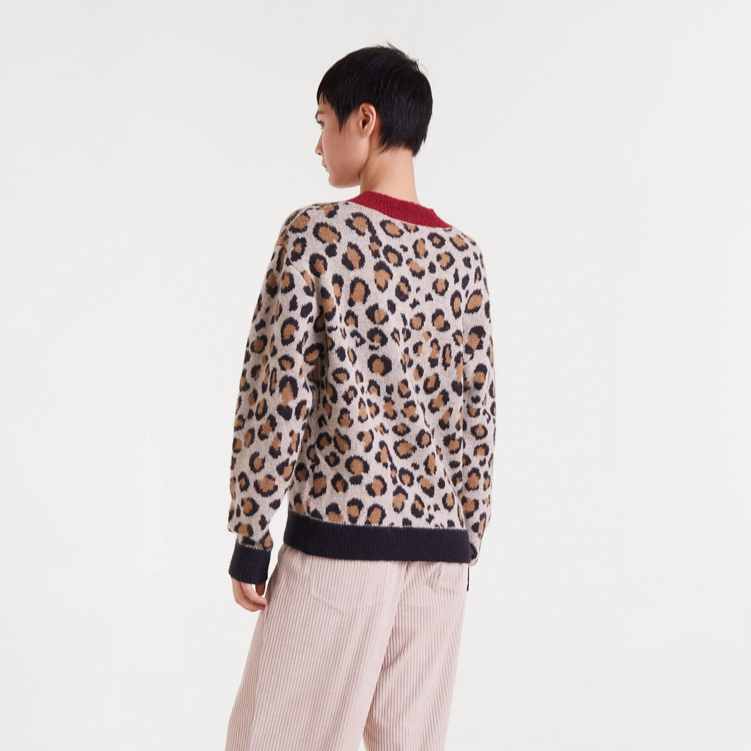 JERSEY - Compañía Fantástica, Jacquard estampado Mini Leopard
