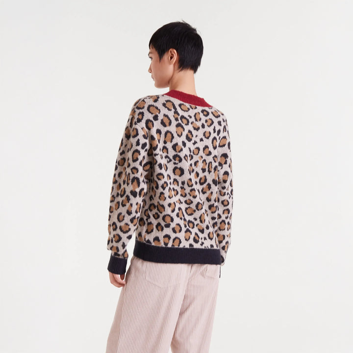 JERSEY - Compañía Fantástica, Jacquard estampado Mini Leopard