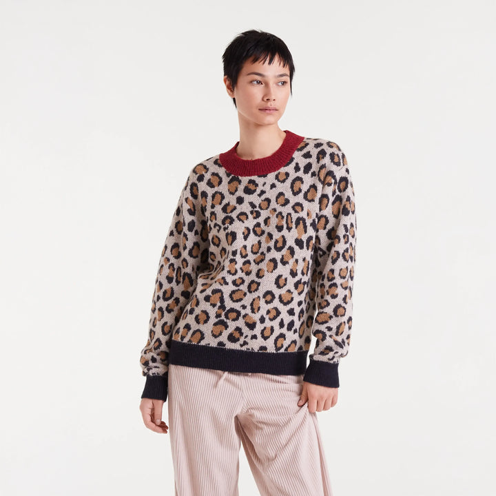 JERSEY - Compañía Fantástica, Jacquard estampado Mini Leopard