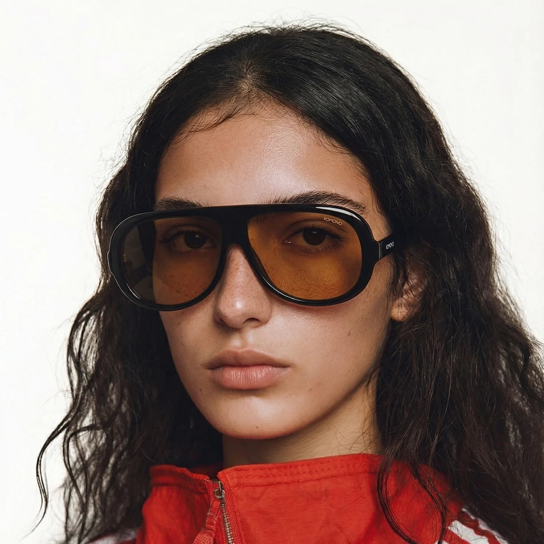 OCCHIALI DA SOLE - Komono,Tate Black Amber
