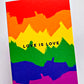 TARJETA FELICITACIÓN - The Completist, Love is love