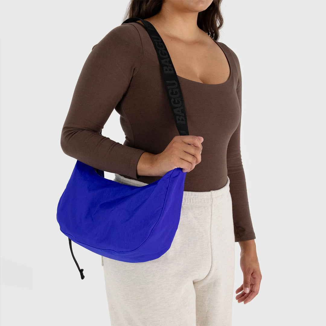 BOLSO - Baggu, Medium Nylon Crescent Bag Lapis