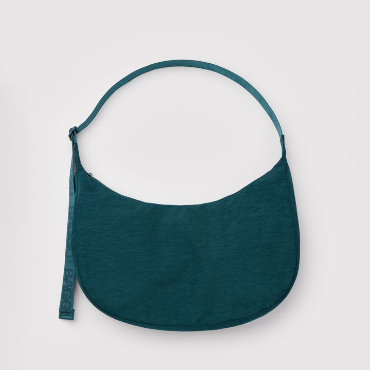 BOLSO - Baggu, Deep Sea Large Nylon Crescent Bag