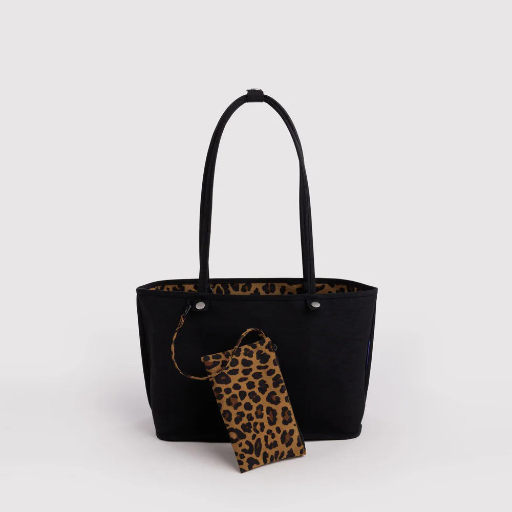 BOLSO - Baggu, Leopard Mix Medium Nylon Reversible Tote