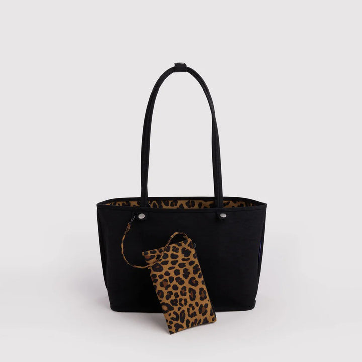 BOLSO - Baggu, Leopard Mix Medium Nylon Reversible Tote