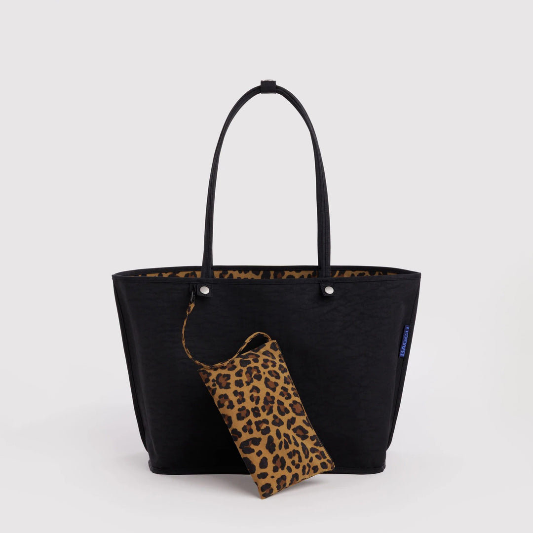 BOLSO - Baggu, Leopard Mix Large Nylon Reversible Tote