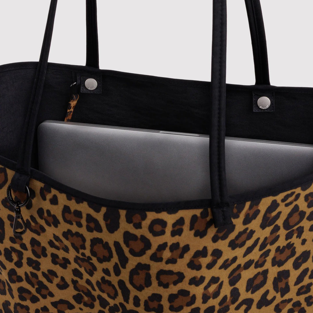 BOLSO - Baggu, Leopard Mix Large Nylon Reversible Tote