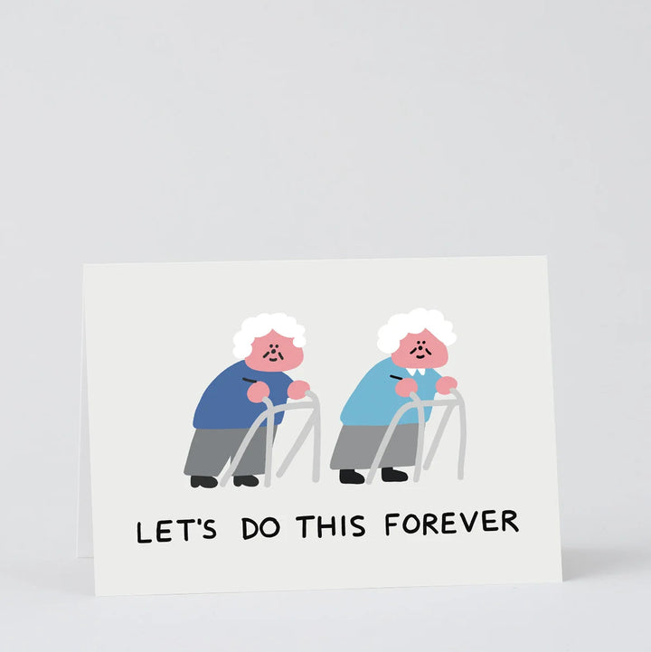 GREETING CARD - Wrap Magazine, Hooray Champagne