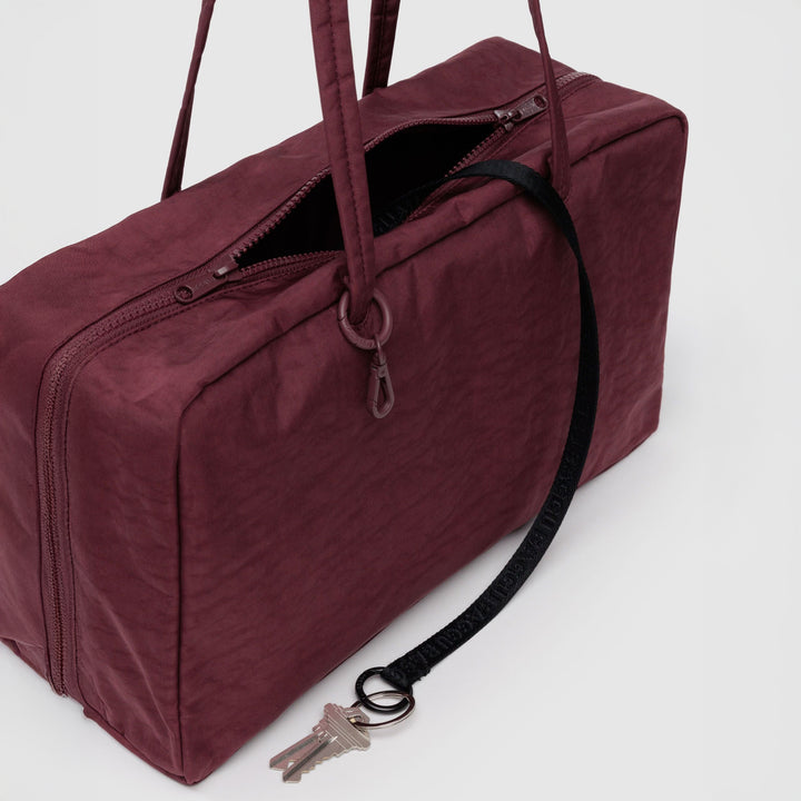 BOLSO - Baggu, Mahogany Medium Nylon Bowler Bag