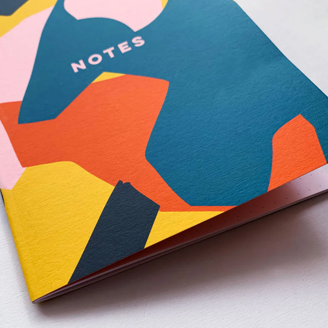 LIBRETA 44P - The Completist, Notebook Pink Cut Out Shapes