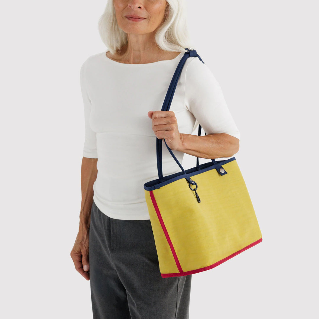 BORSA - Baggu, borsa bowler Blurred Gingham Brown
