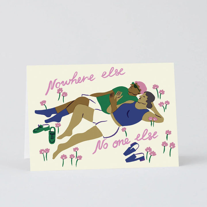 TARJETA FELICITACIÓN - Wrap Magazine, Nowhere Else No-One Else