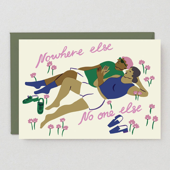 TARJETA FELICITACIÓN - Wrap Magazine, Nowhere Else No-One Else