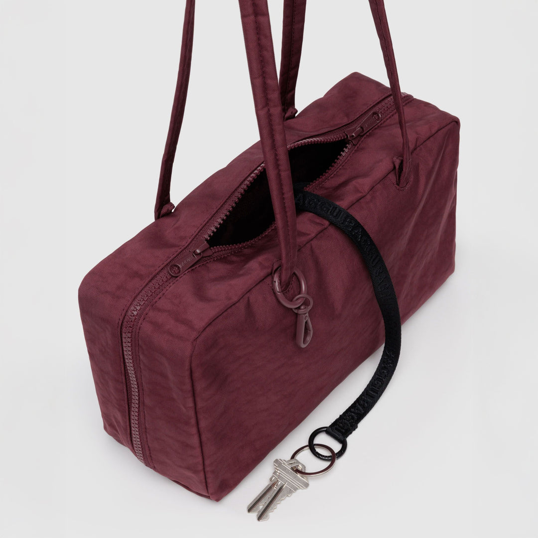 BOLSO - Baggu, Mahogany Nylon Bowler Bag