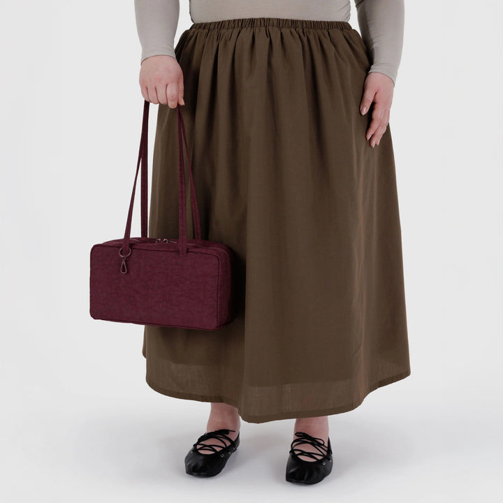 BOLSO - Baggu, Mahogany Nylon Bowler Bag