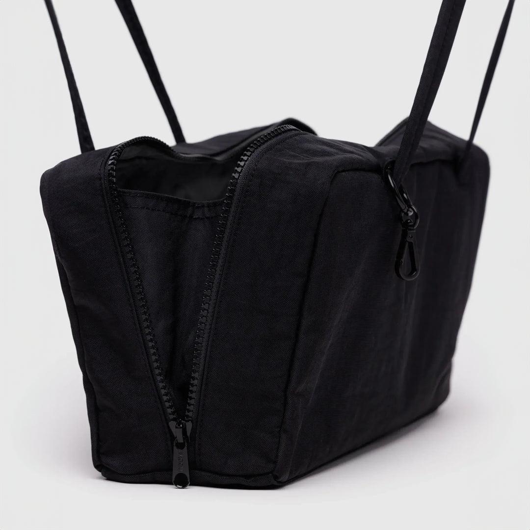 BOLSO - Baggu, Black Nylon Bowler Bag