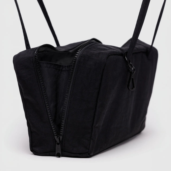 BOLSO - Baggu, Black Nylon Bowler Bag