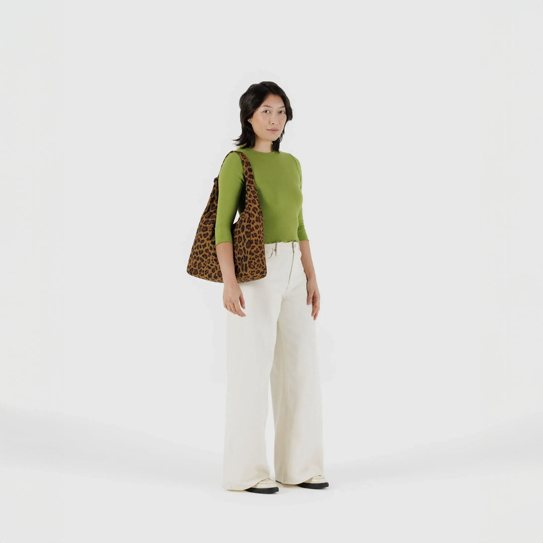 BOLSO - Baggu, Nylon Shoulder Bag Leopard