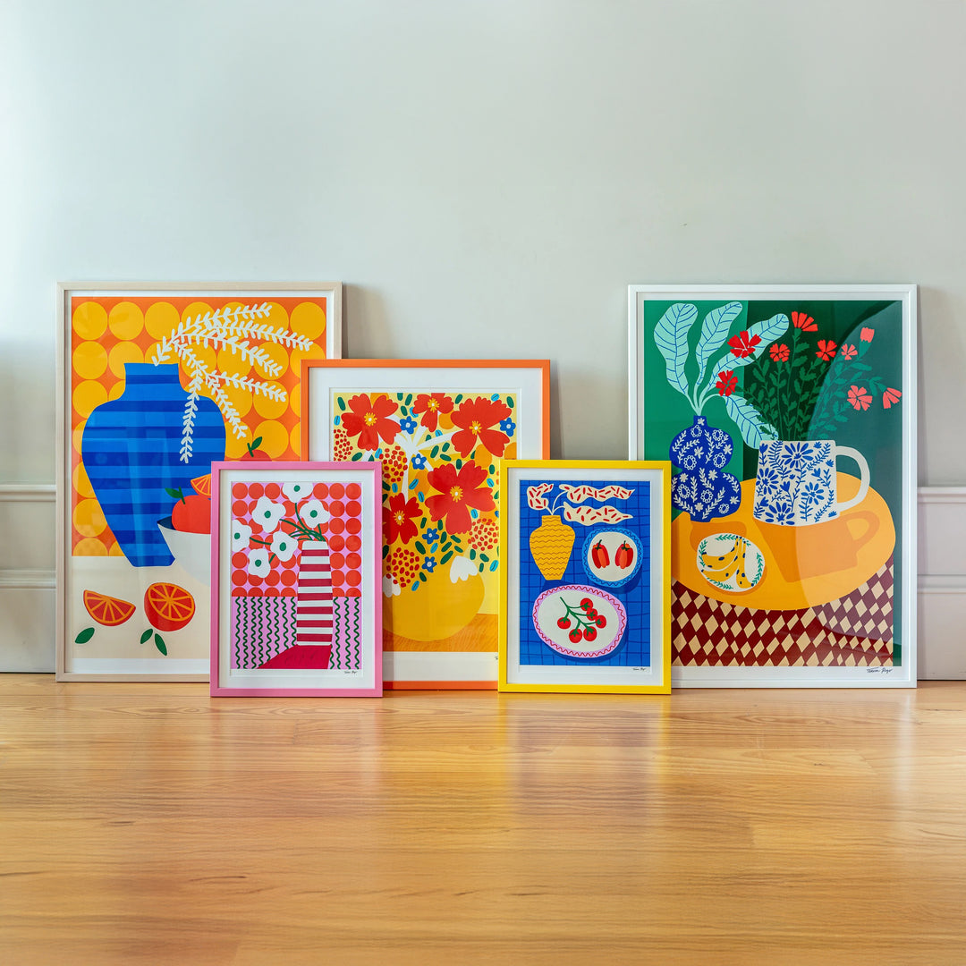 ILUSTRACIÓN - Teresa Rego, Oranges on Retro Kitchen