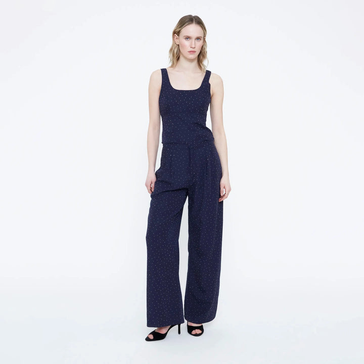 PANTALÓN - Wild Pony, Azul marino con apliques