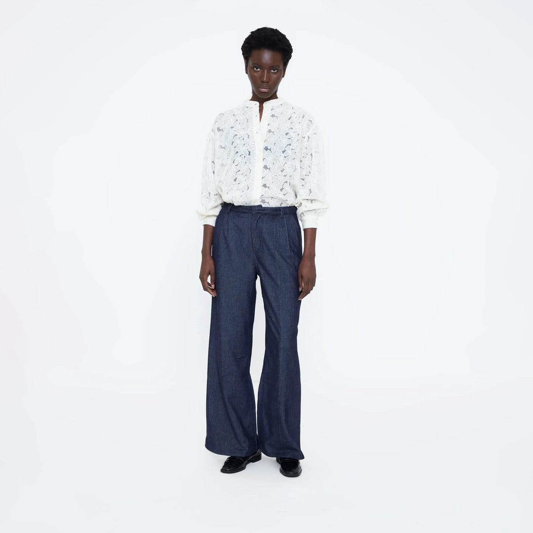 VAQUERO - Wild Pony, Stampa pied de poule blu