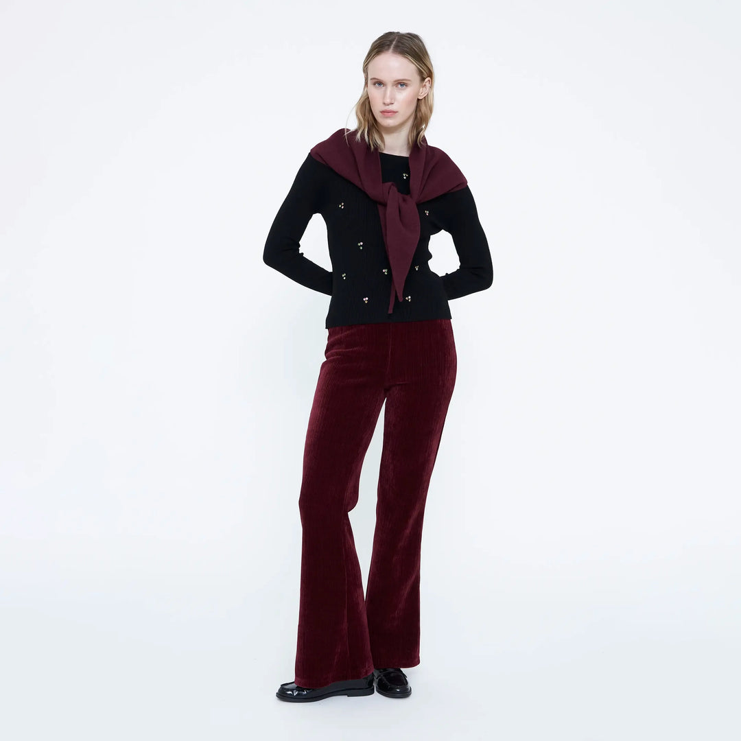 PANTALONE - Wild Pony, Velluto a coste Navy Blue